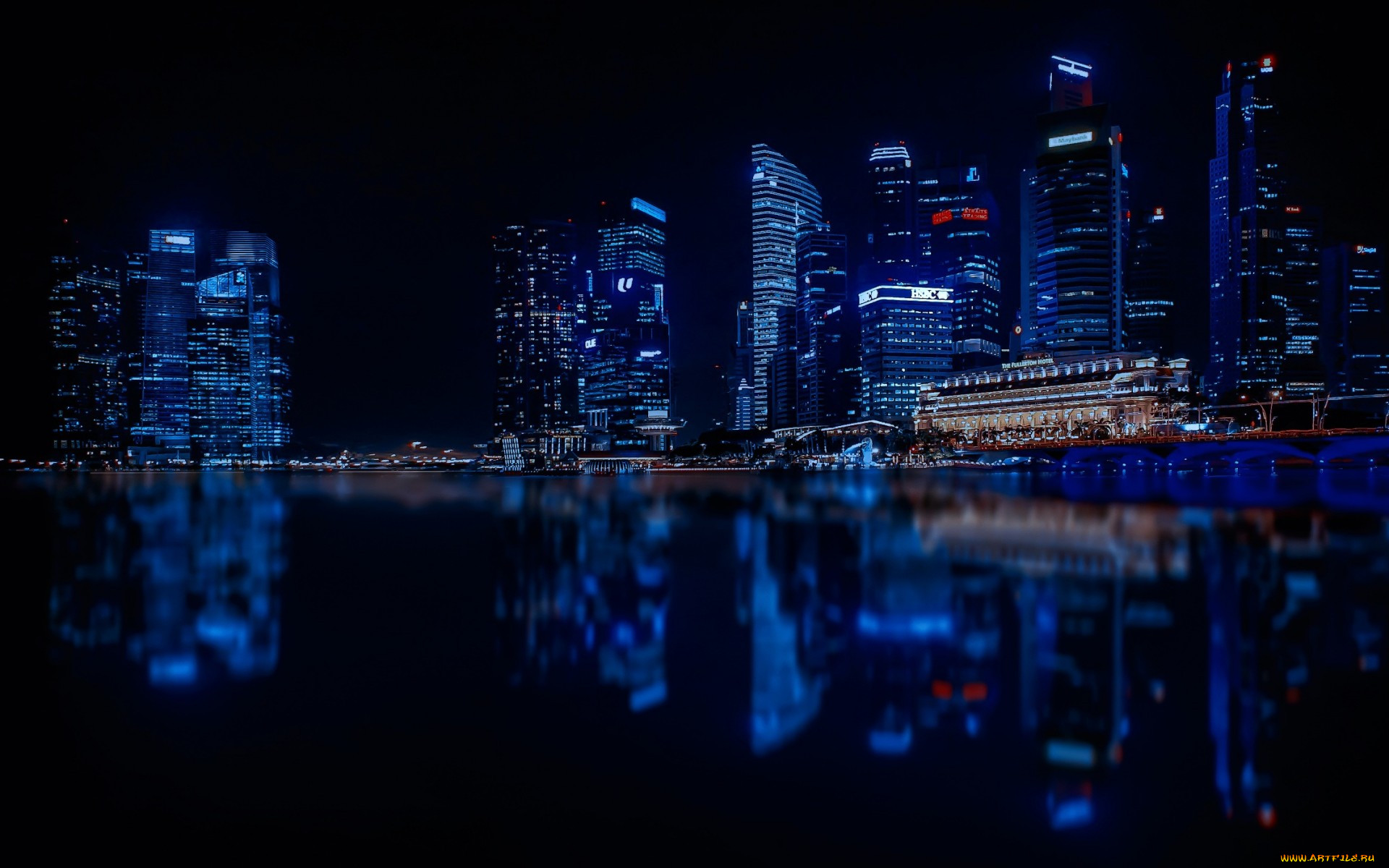 Обои Сингапур,Азия Города Сингапур (Сингапур), обои для рабочего стола,  фотографии сингапур, азия, города, сингапур , современные, здания, ночные,  пейзажи, набережная, cингапур Обои для рабочего стола, скачать обои  картинки заставки на рабочий стол.